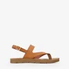 Clearance Bosanova Sandalias de dedo marrones con hebilla