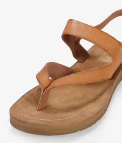 Clearance Bosanova Sandalias de dedo marrones con hebilla