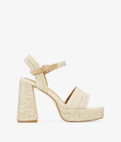 Clearance Bosanova Sandalias de esparto con tacón y plataforma