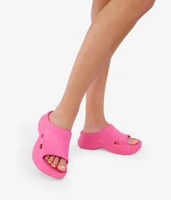 Discount Bosanova Sandalias de goma con plataforma rosas