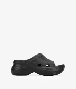 New Bosanova Sandalias de goma con plataforma negras