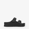 Best Bosanova Sandalias de goma con plataforma negras