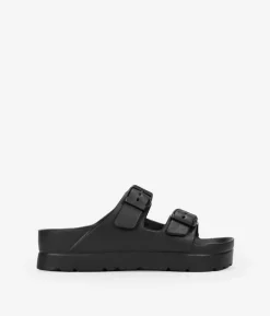 Best Bosanova Sandalias de goma con plataforma negras