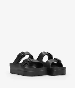 Best Bosanova Sandalias de goma con plataforma negras