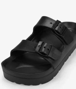Best Bosanova Sandalias de goma con plataforma negras