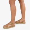 Best Bosanova Sandalias de piel marrones con hebilla y plataforma