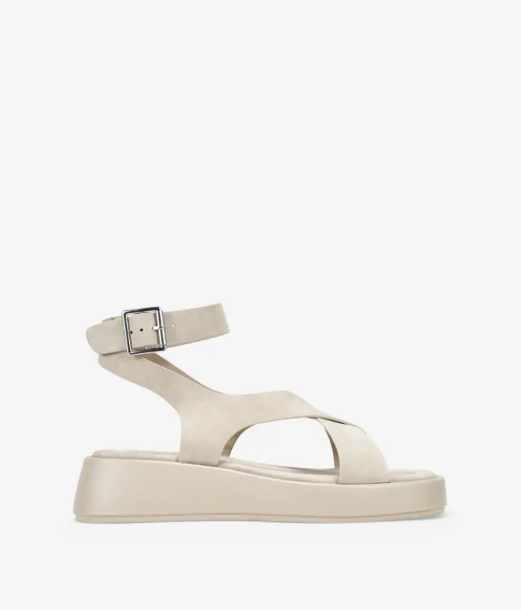 Clearance Bosanova Sandalias de plataforma arena con hebilla