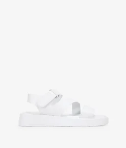 Clearance Bosanova Sandalias de plataforma blancas con velcro
