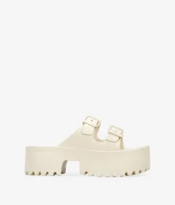 Sale Bosanova Sandalias de plataforma beige en goma