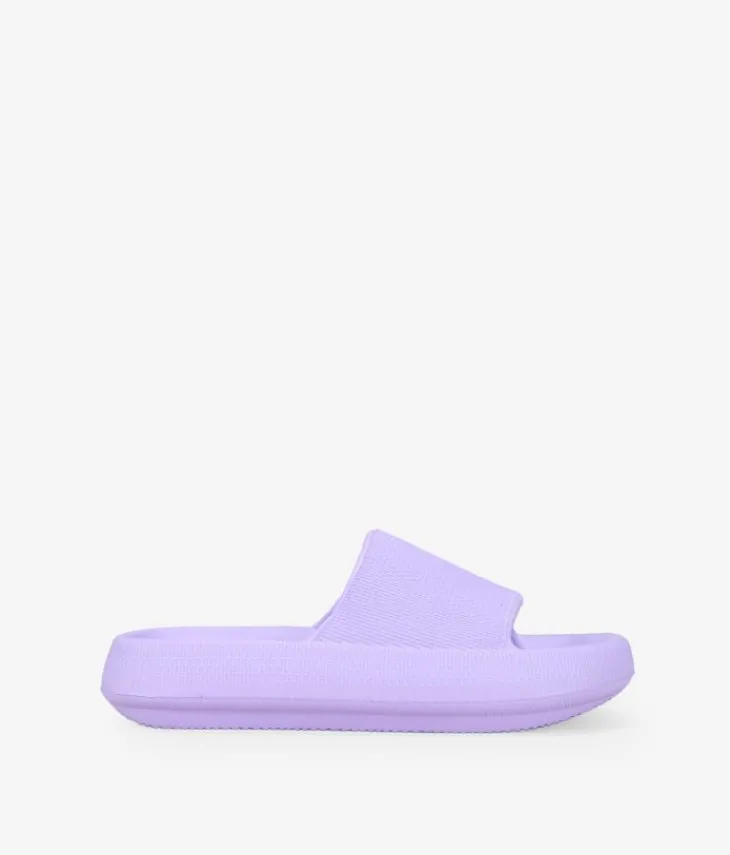 Best Bosanova Sandalias de plataforma lila de goma