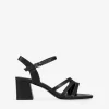 Clearance Bosanova Sandalias de tacón ancho negras