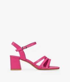 Discount Bosanova Sandalias de tacón ancho rosas