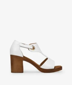 Best Bosanova Sandalias de tacón blancas