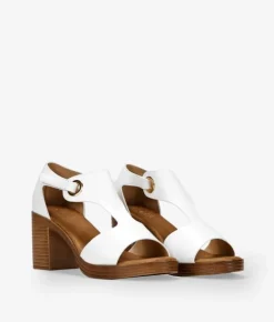 Best Bosanova Sandalias de tacón blancas