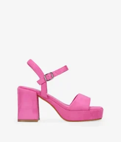 Best Bosanova Sandalias de tacón cuadrado rosa