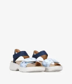 Clearance Bosanova Sandalias deportivas azules con velcro