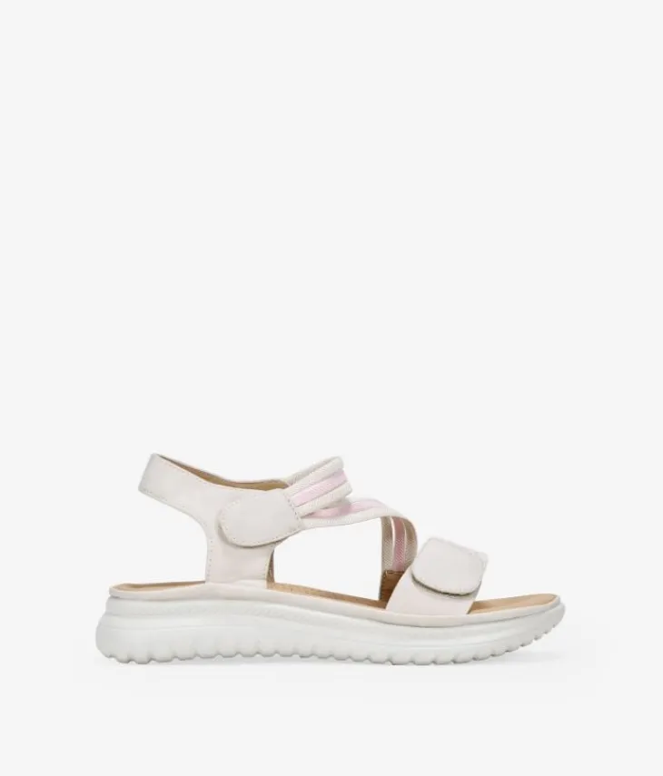 Hot Bosanova Sandalias deportivas beige con cierre fácil