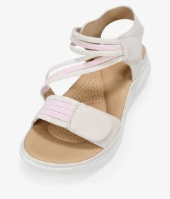 Hot Bosanova Sandalias deportivas beige con cierre fácil