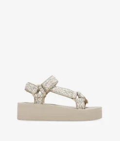 Sale Bosanova Sandalias deportivas con plataforma beige