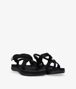 Sale Bosanova Sandalias deportivas negras de tela