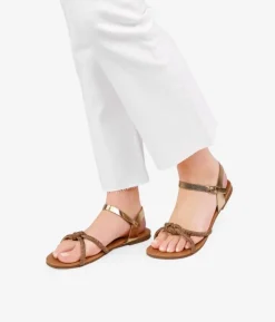 Sale Bosanova Sandalias doradas planas