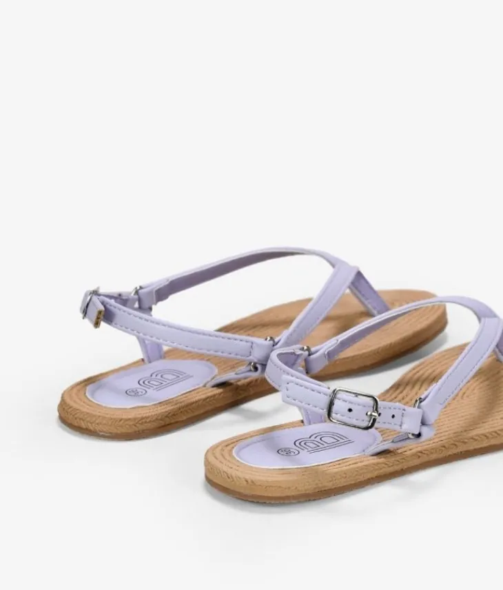 New Bosanova Sandalias lilas de dedo