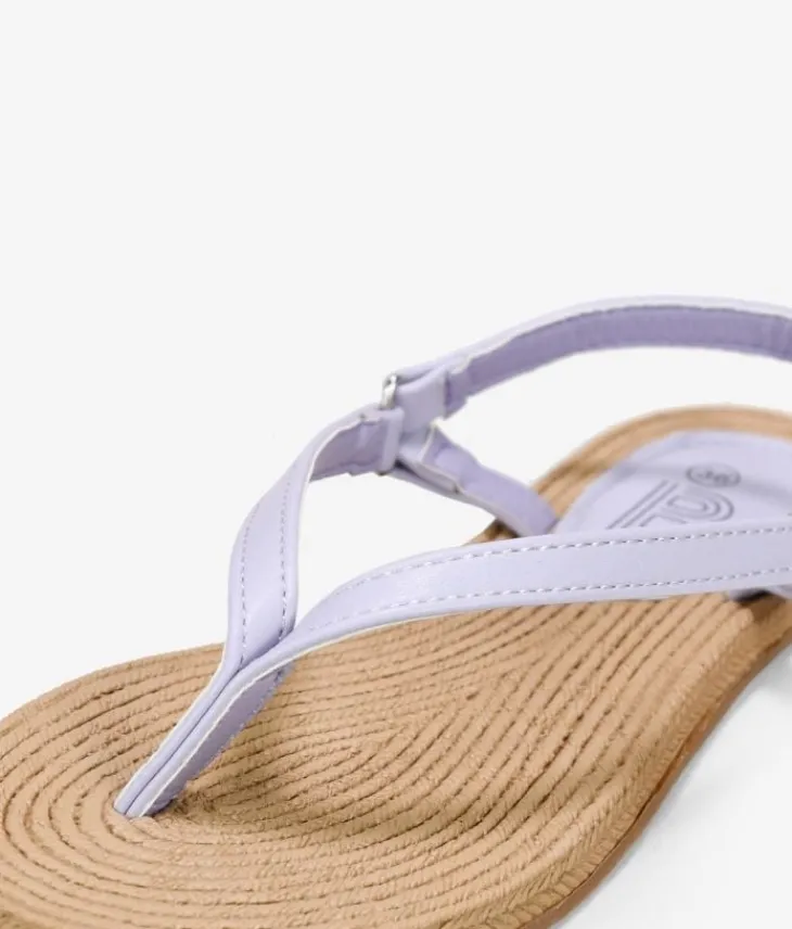 New Bosanova Sandalias lilas de dedo