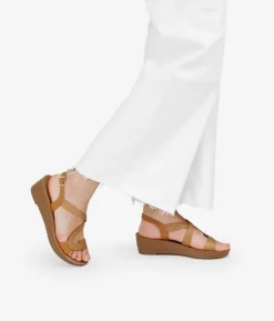 Discount Bosanova Sandalias marrones con cuña