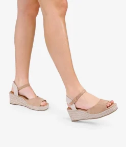 Best Bosanova Sandalias marrones con cuña de esparto