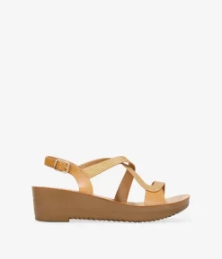 Discount Bosanova Sandalias marrones con cuña
