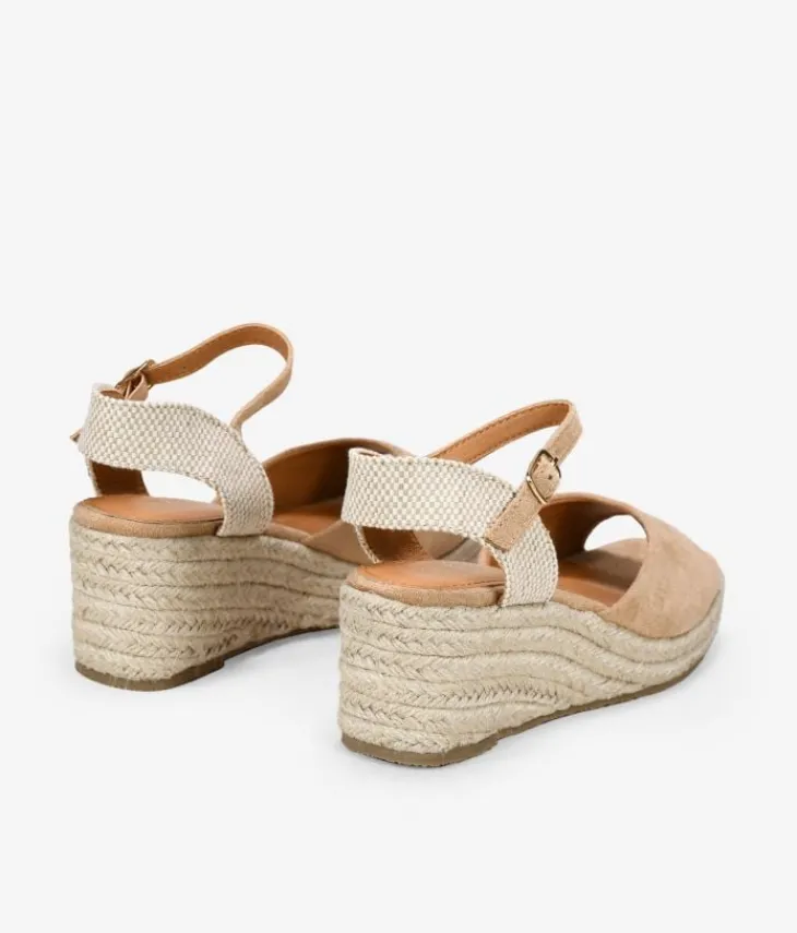 Best Bosanova Sandalias marrones con cuña de esparto