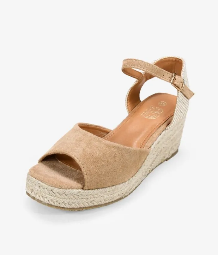 Best Bosanova Sandalias marrones con cuña de esparto