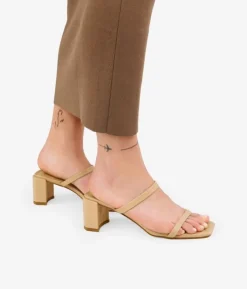 Outlet Bosanova Sandalias marrones con tacón