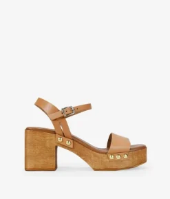 Discount Bosanova Sandalias marrones en piel