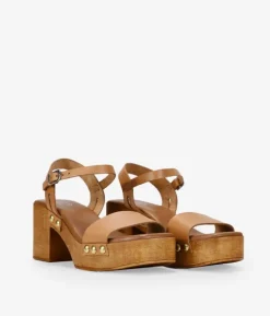 Discount Bosanova Sandalias marrones en piel