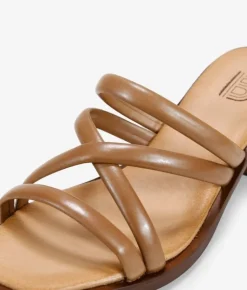 Discount Bosanova Sandalias marrones en piel con tacón