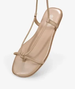 Clearance Bosanova Sandalias marrones planas con cuerdas