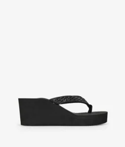 Discount Bosanova Sandalias negras con cuña