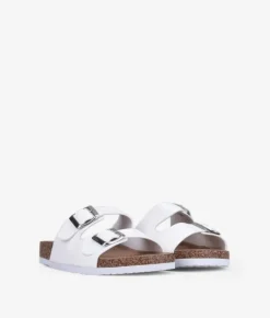 Discount Bosanova Sandalias planas blancas con hebillas