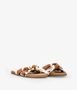 Best Bosanova Sandalias planas estampado vaca