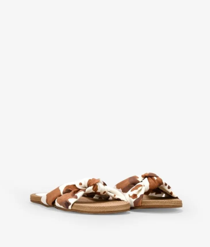 Best Bosanova Sandalias planas estampado vaca