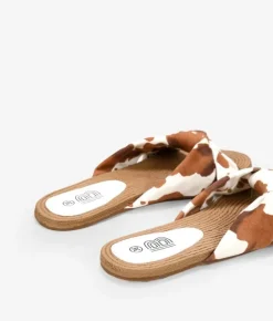 Best Bosanova Sandalias planas estampado vaca