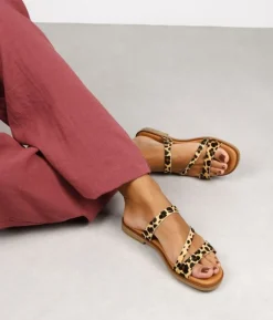 Best Bosanova Sandalias planas leopardo de piel
