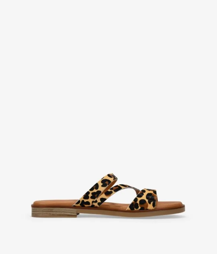 Best Bosanova Sandalias planas leopardo de piel