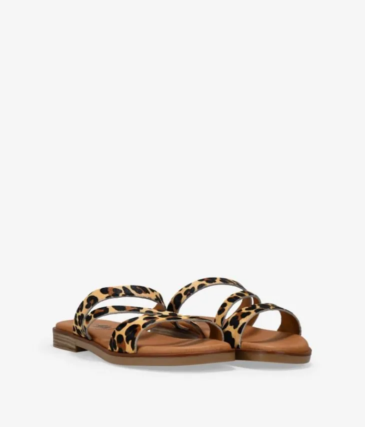 Best Bosanova Sandalias planas leopardo de piel