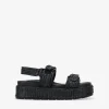 Best Bosanova Sandalias plataforma negras en esparto