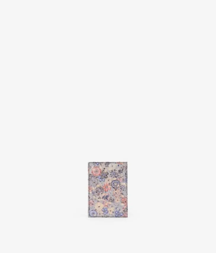 Fashion Bosanova Tarjetero con piel estampada beige