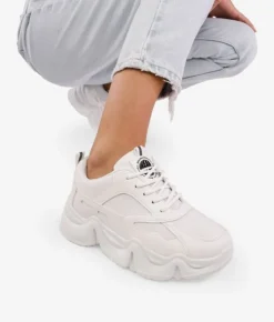 Best Bosanova Zapatillas blancas con plataforma