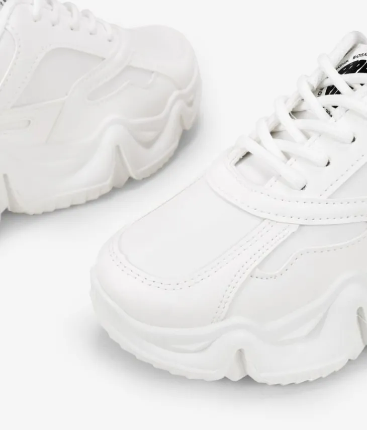 Best Bosanova Zapatillas blancas con plataforma