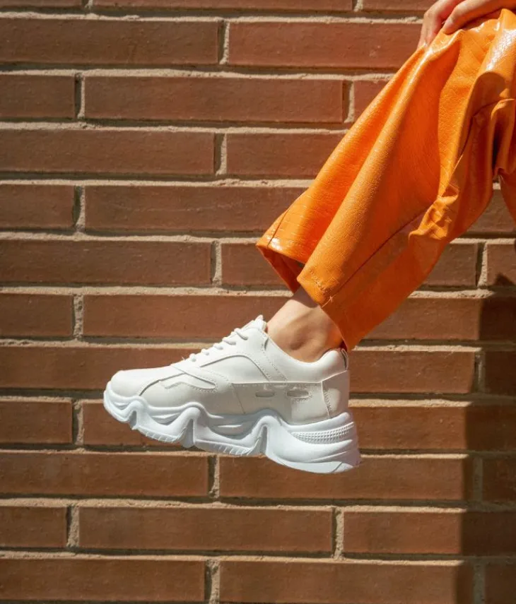 Best Bosanova Zapatillas blancas con plataforma